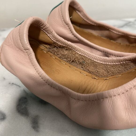 Tieks Pink Leather Ballet Flats Sz 5 - Picture 13 of 14